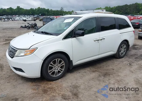 2013 Honda Odyssey Ex-L из США, поврежденный, VIN 5FNRL5H69DB074237